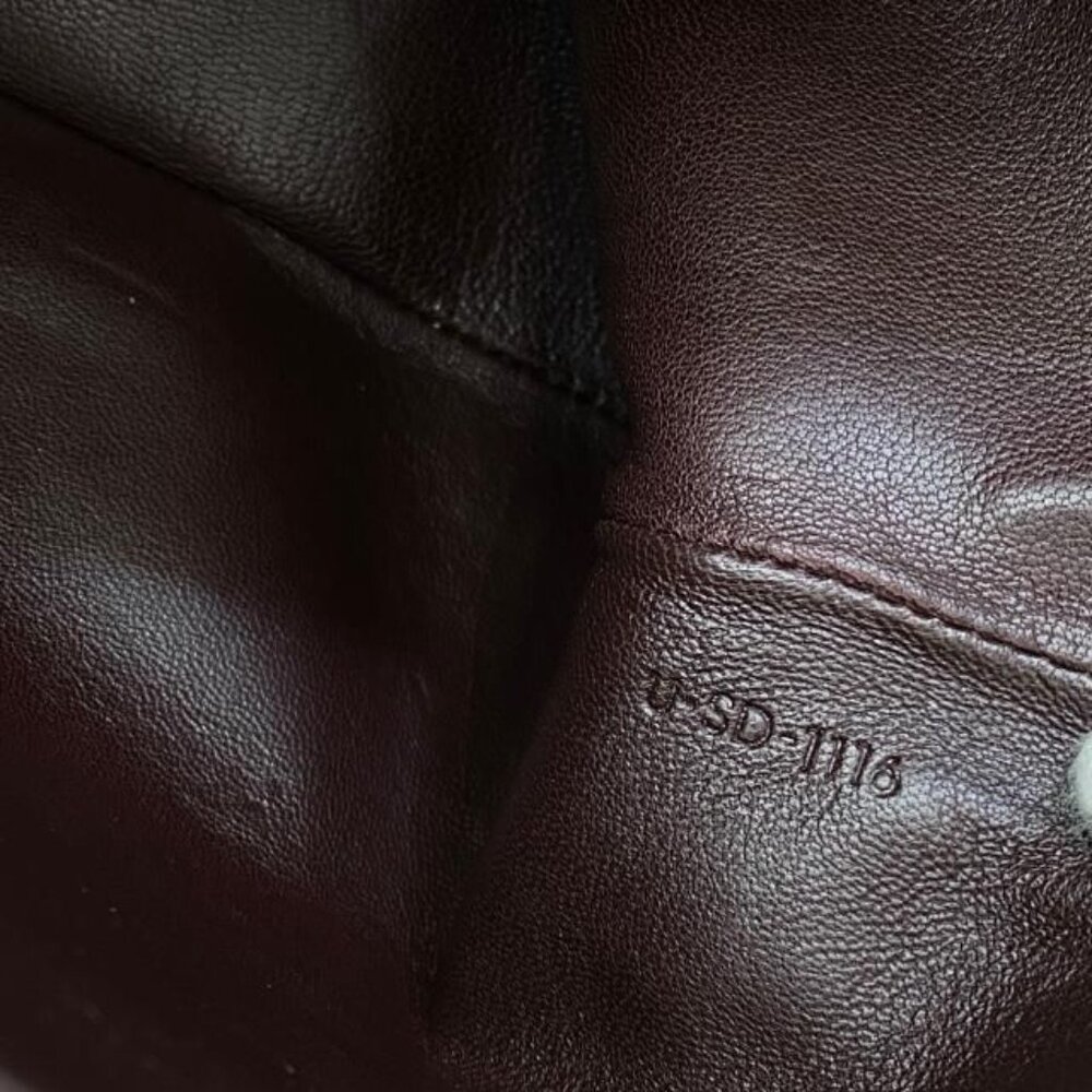 Celine Clutch Pochette Second Bag Check Dark Brown Bicolor - Picture 5 of 9